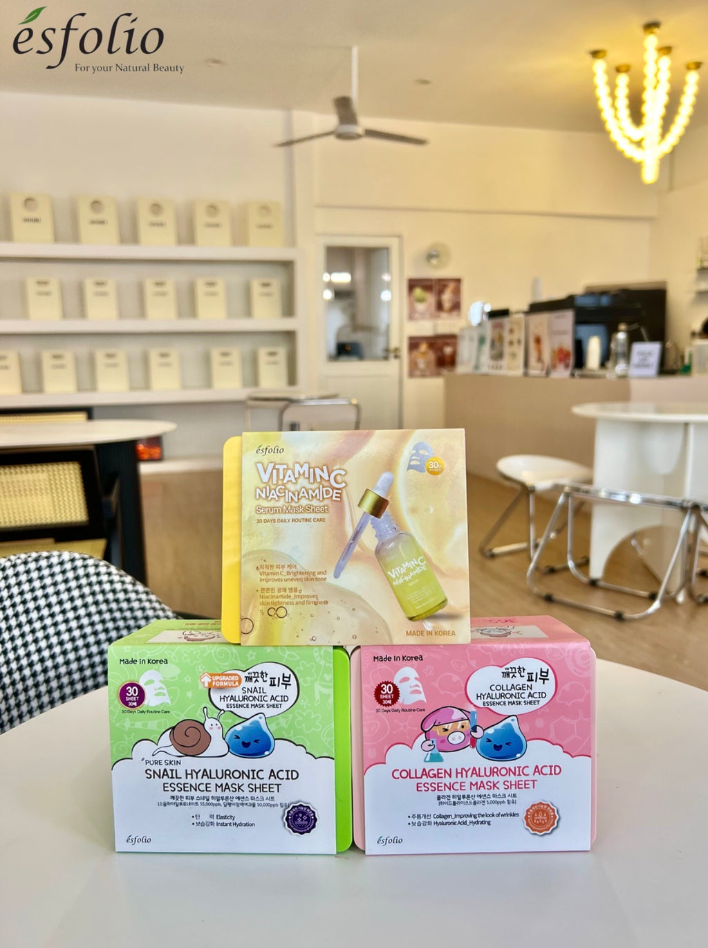 SNAIL HYALURONIC ACID ESSENCE MASK SHEET(30sheets)