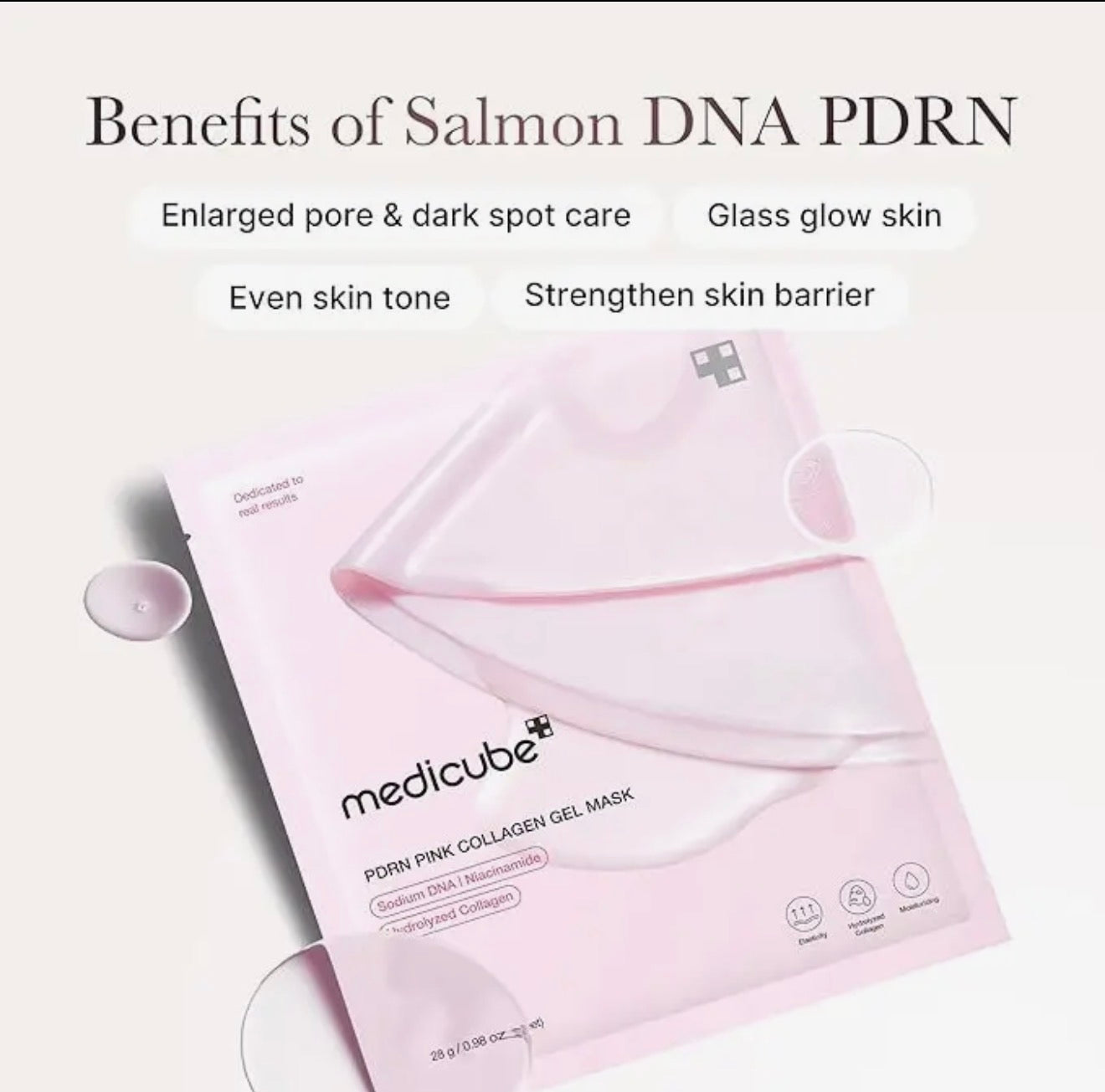 Medicube Pdrn Pink Collagen Mask 4 Sheets