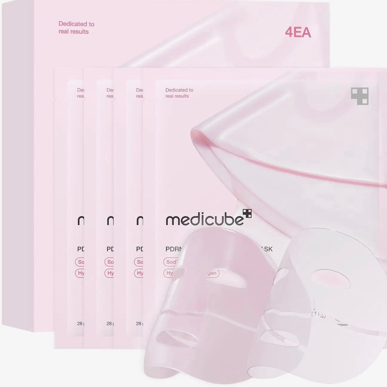 Medicube Pdrn Pink Collagen Mask 4 Sheets